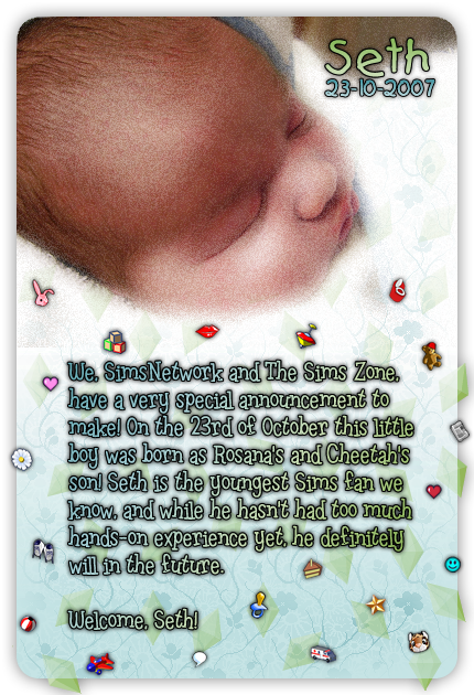 Seth baby brother announcement