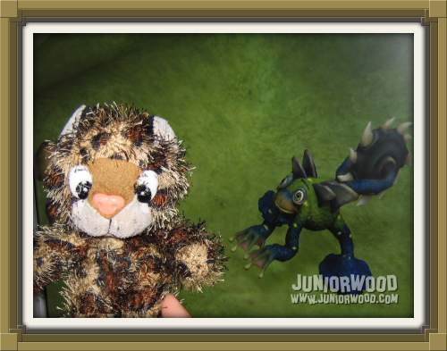 Junior loves to Spore! Here he is with The Froggurrr