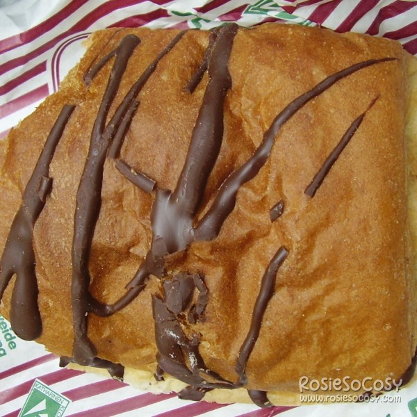 Yummy chocolate bun